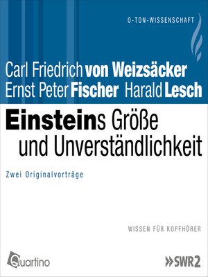 cover image of Einsteins Größe und Unverständlichkeit